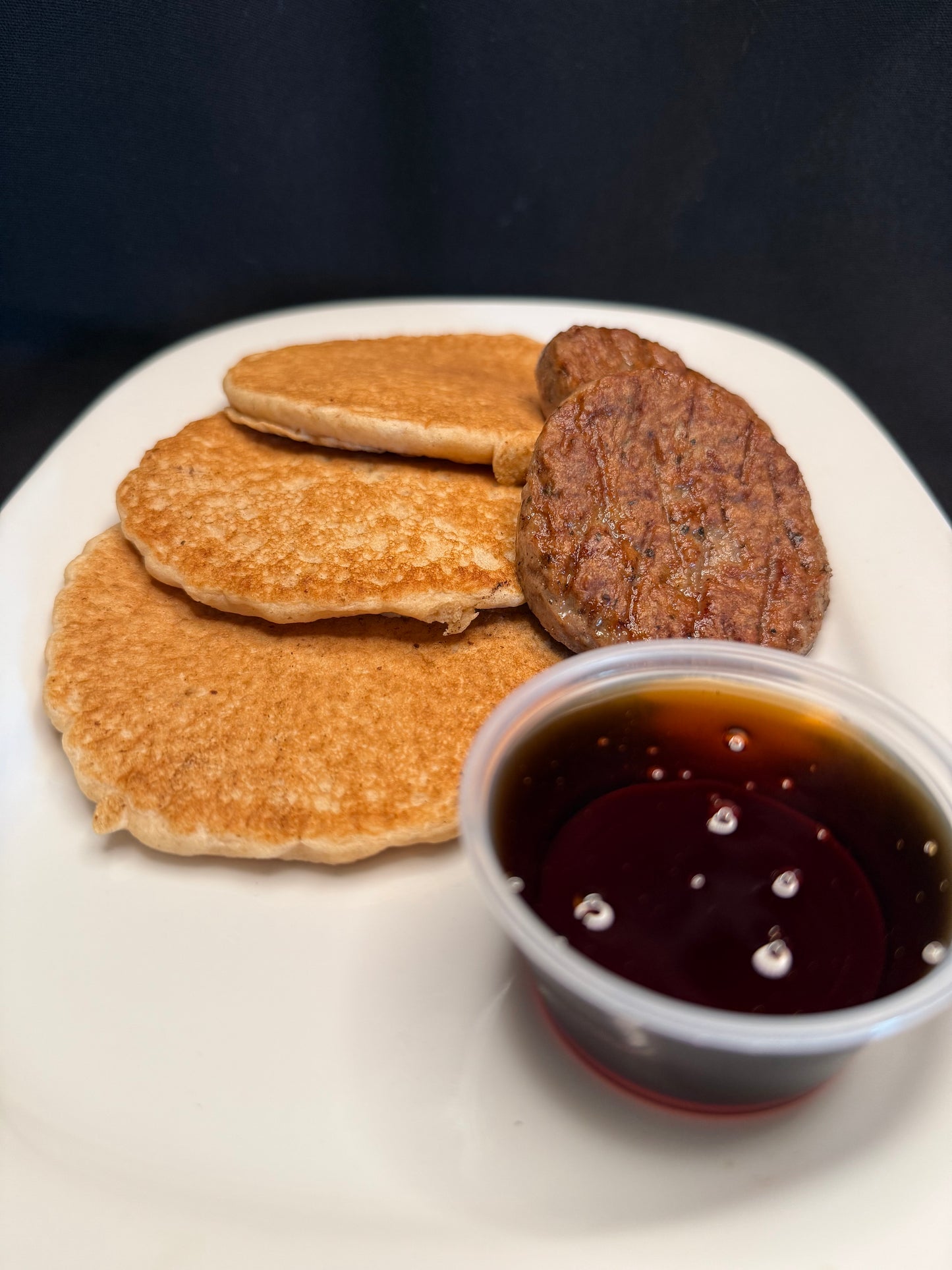 Protein Pancakes with Turkey Sausage