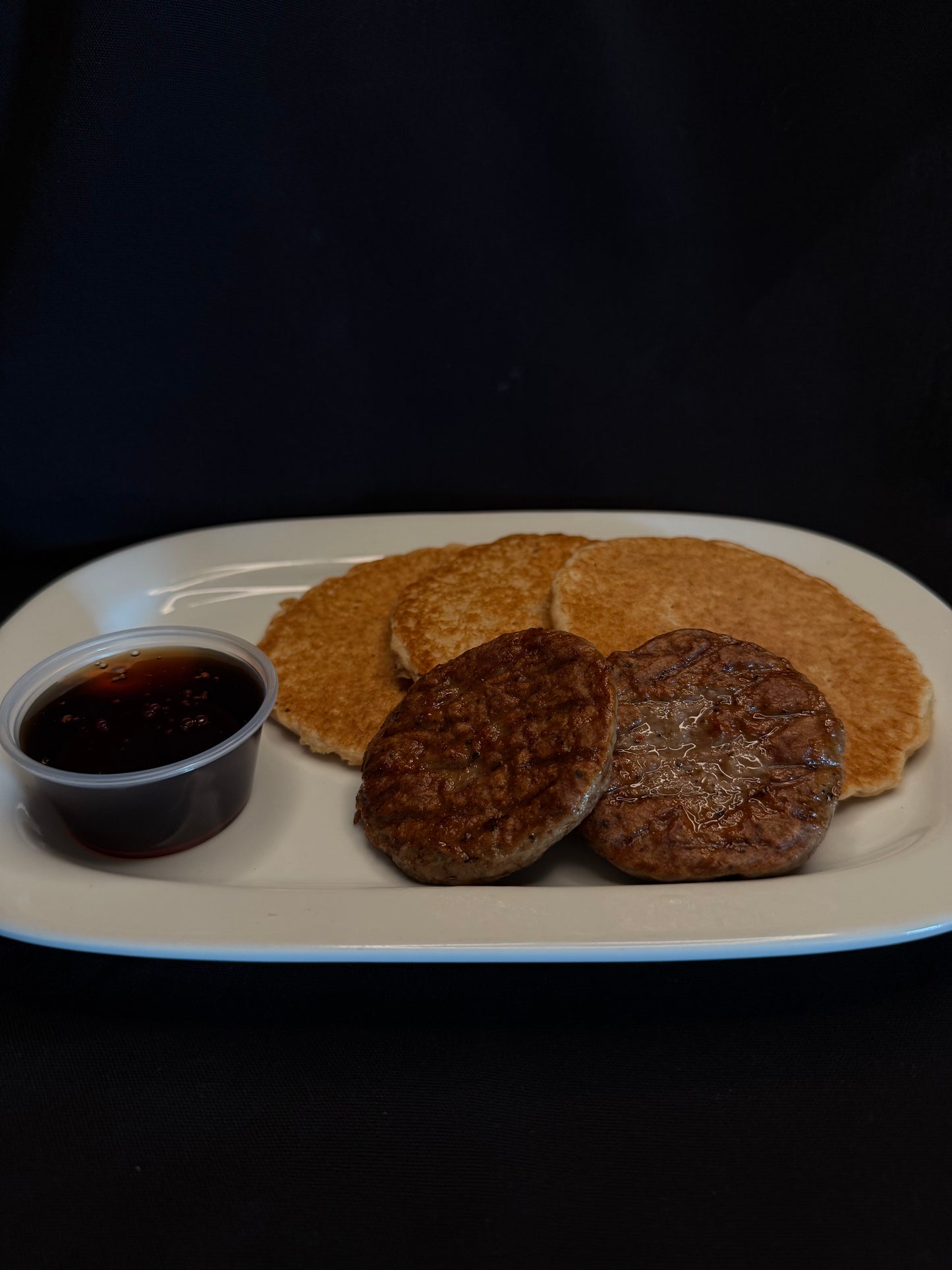 Protein Pancakes with Turkey Sausage
