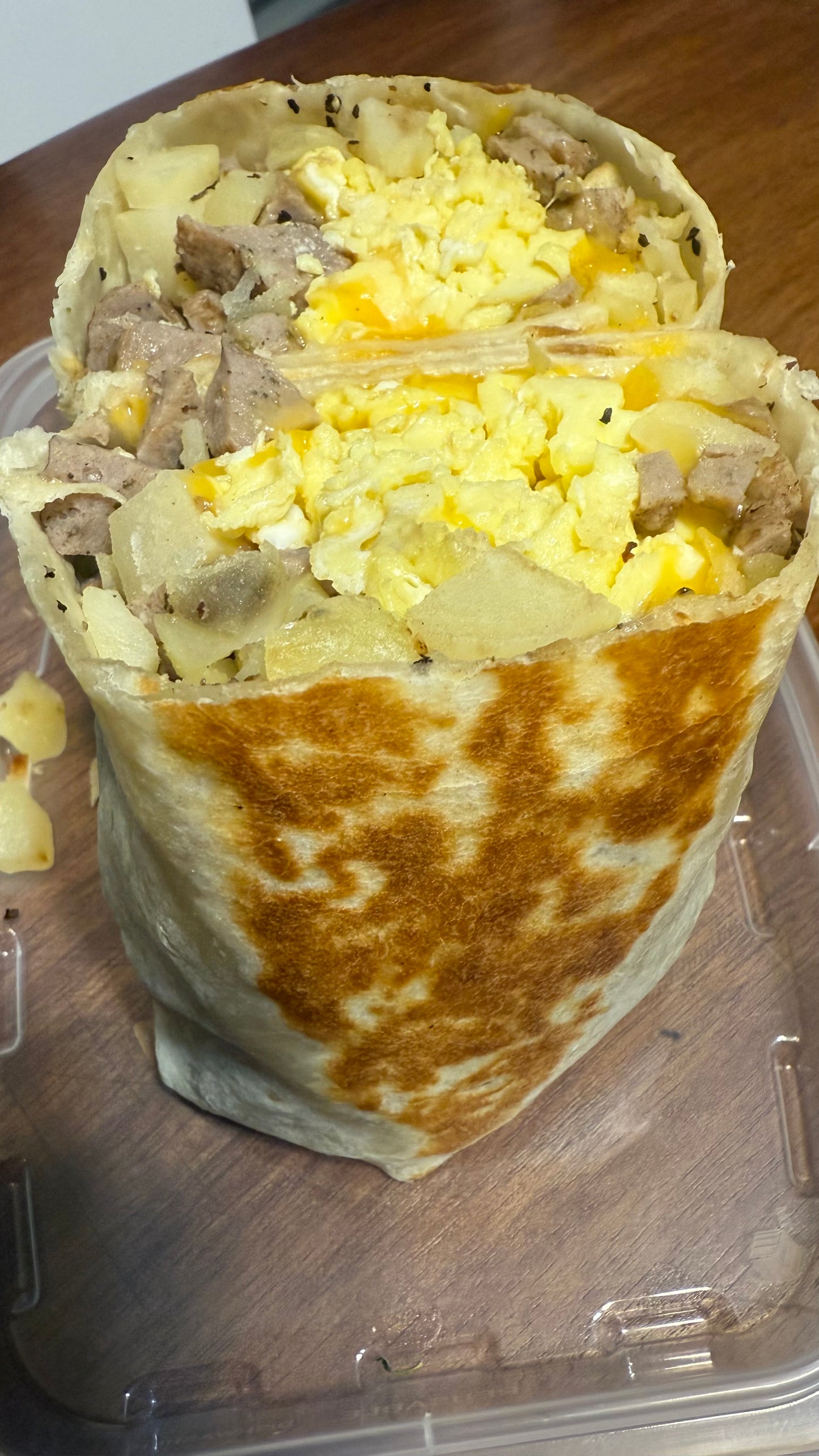 Breakfast Bulking Burrito