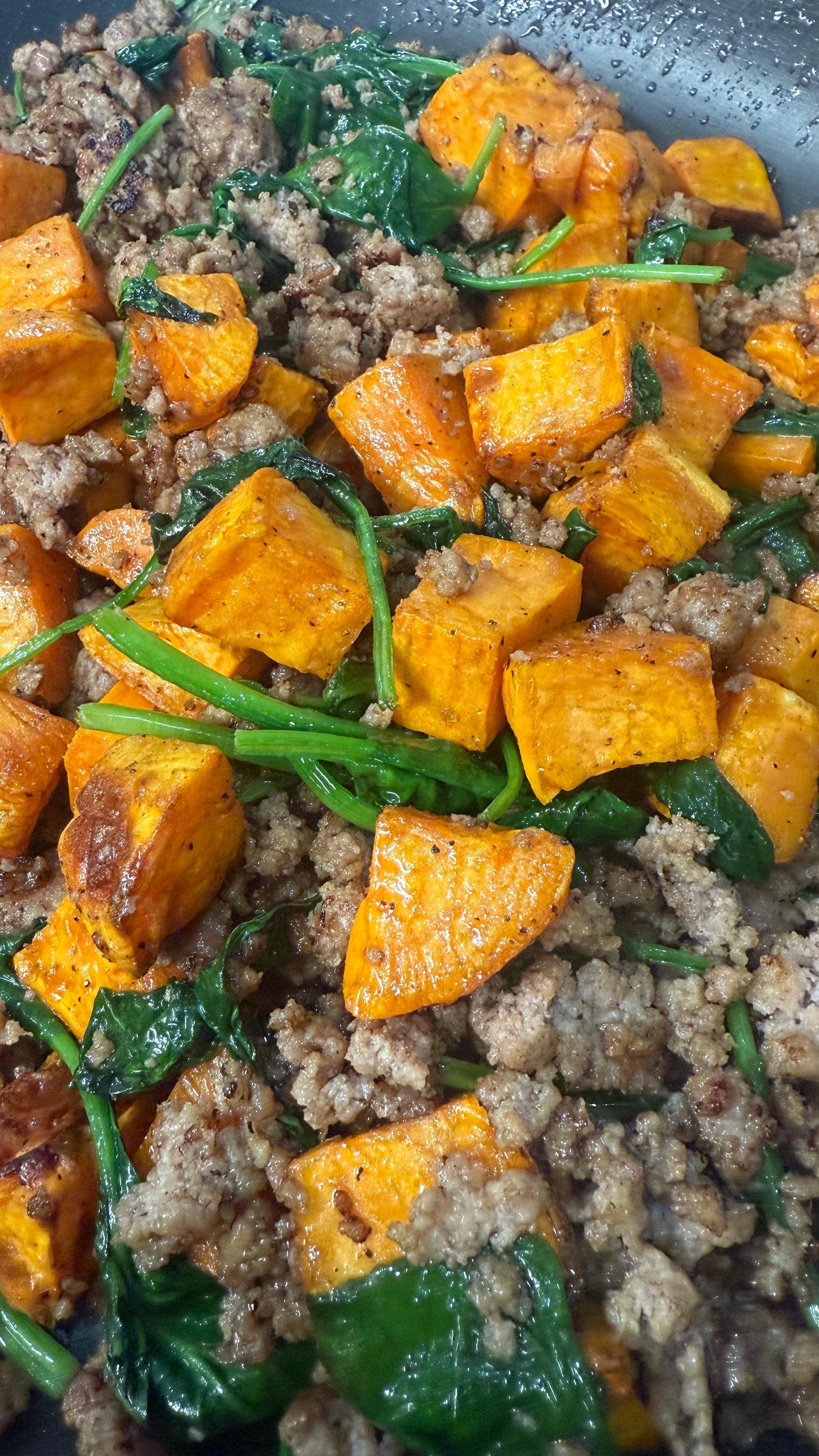 Ground Turkey and Sweet Potato Skillet