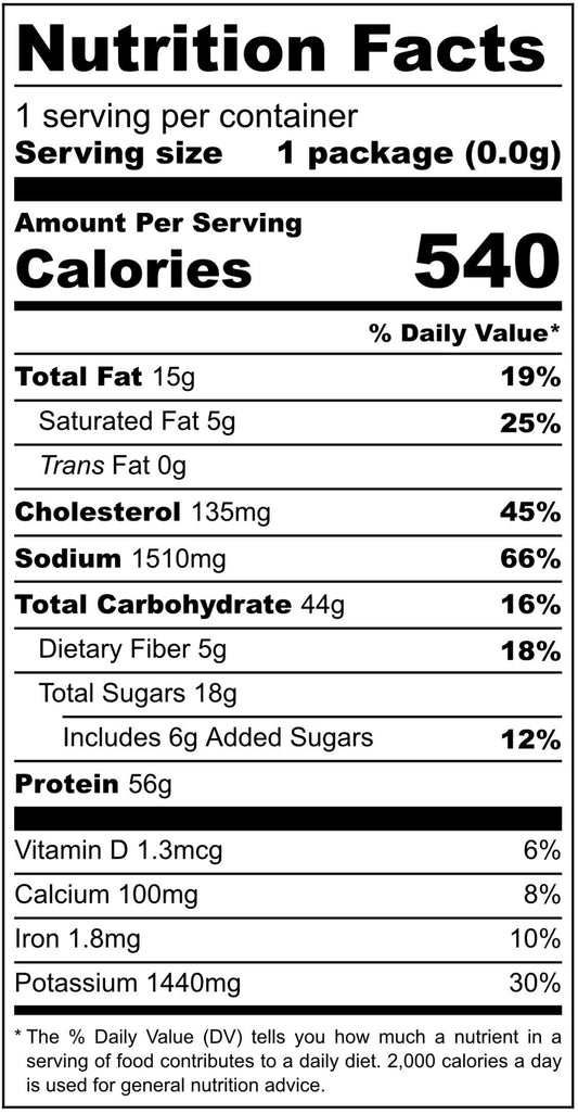 Orange Barbeque-Glazed Porkchop with Mashed Potatoes and Steamed Carrots and Broccoli