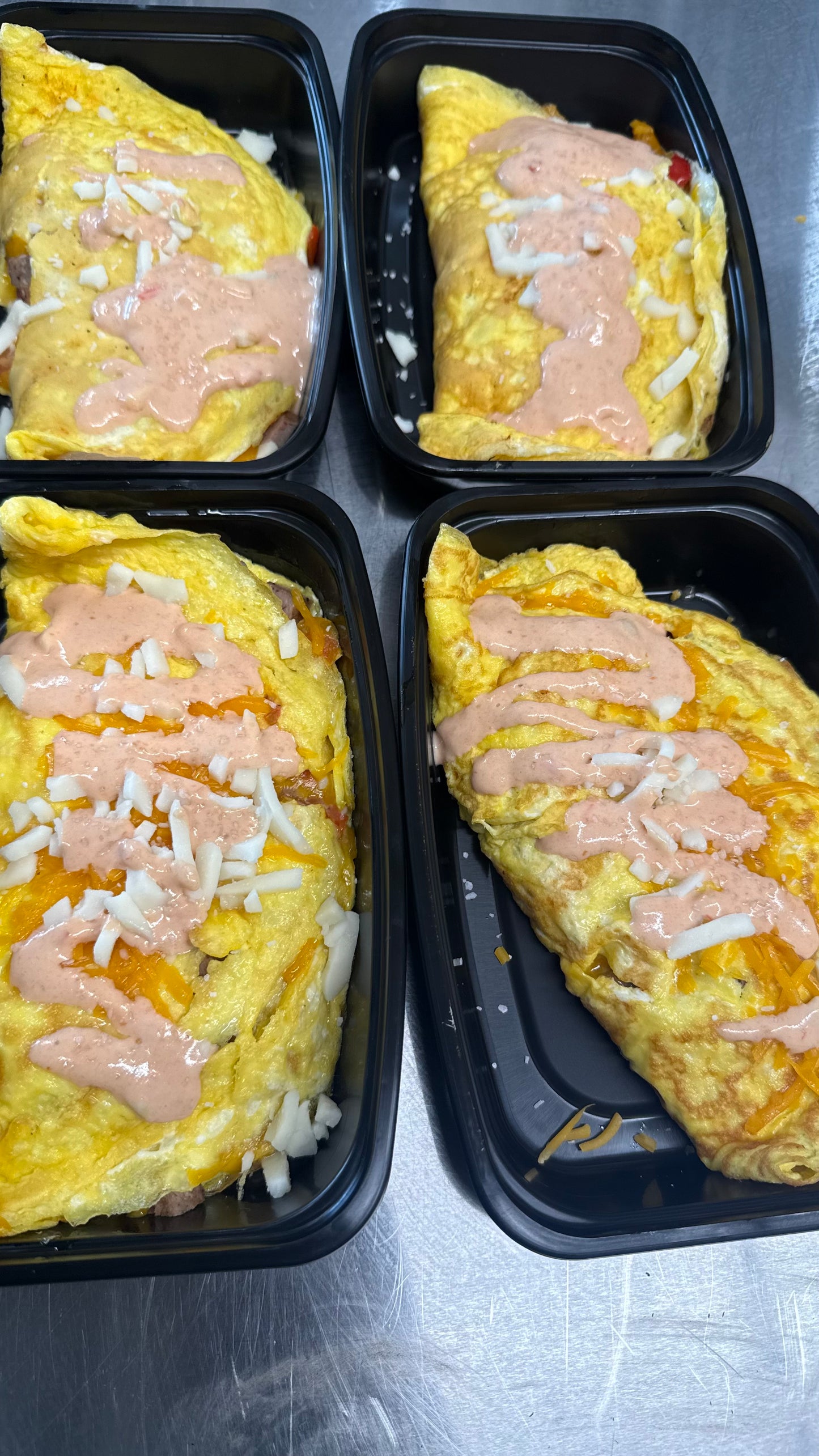 Turkey Sausage Fiesta Omelette