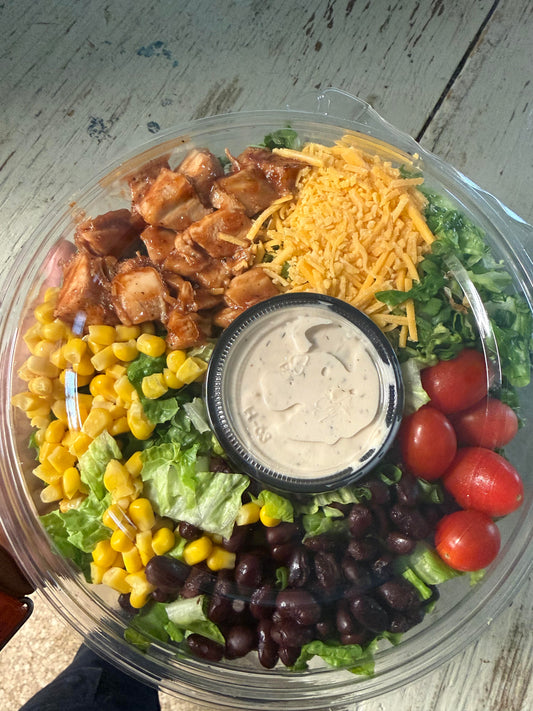 Grilled BBQ Chicken Salad