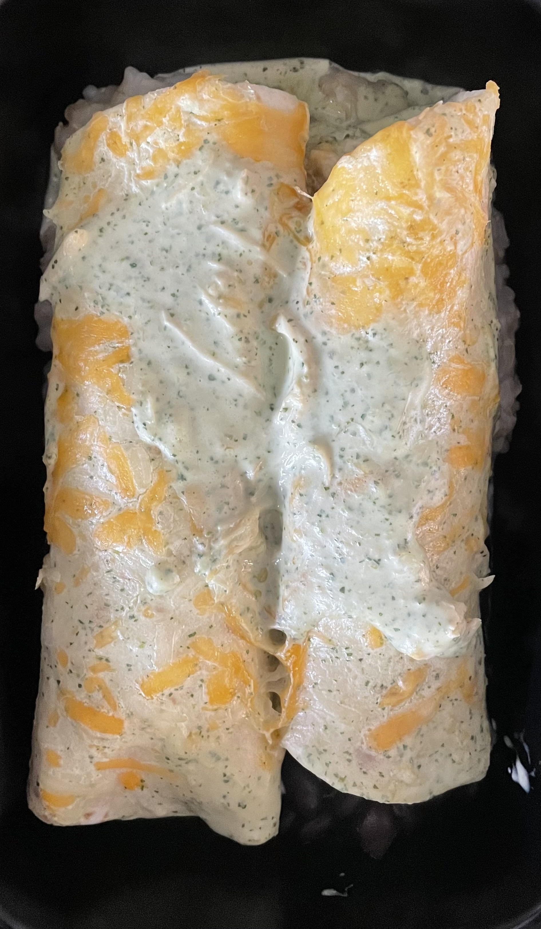 Chicken Enchiladas Verdes with Mexican Rice and Black Beans Casa Fresca