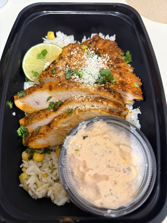 Mexican Street Corn Chicken Bowl